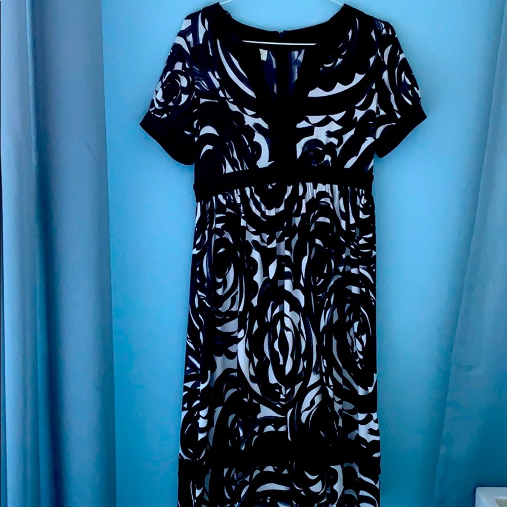 Black and white dress